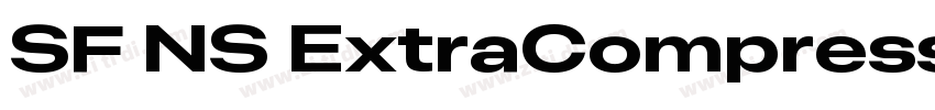 SF NS ExtraCompresse字体转换
